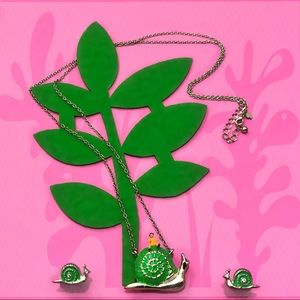 SOLD KATE SPADE Snail Necklace & Earrings